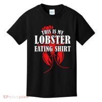 This is My Lobster Eating Lobster  Kids T-Shirt thumb 0