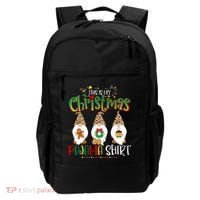 This is my christmas pajama Shirt Gnome Christmas Red Plaid Backpack thumb 0