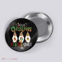 This is my christmas pajama Shirt Gnome Christmas Red Plaid Button thumb 0