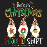This is my christmas pajama Shirt Gnome Christmas Red Plaid Beanie thumb 2