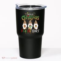 This is my christmas pajama Shirt Gnome Christmas Red Plaid Tumbler thumb 0