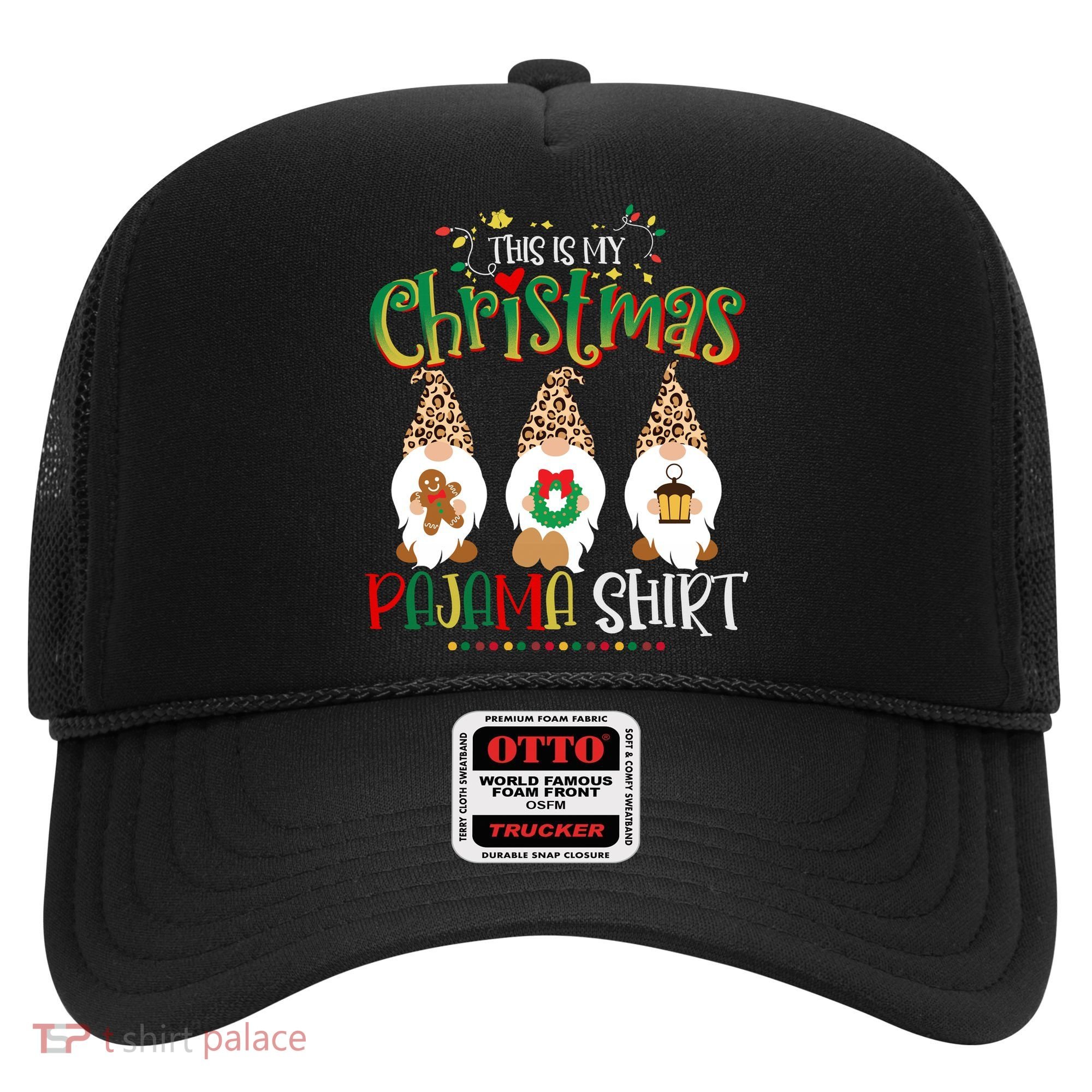 This is my christmas pajama Shirt Gnome Christmas Red Plaid Hat