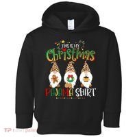 This is my christmas pajama Shirt Gnome Christmas Red Plaid Toddler Hoodie thumb 0