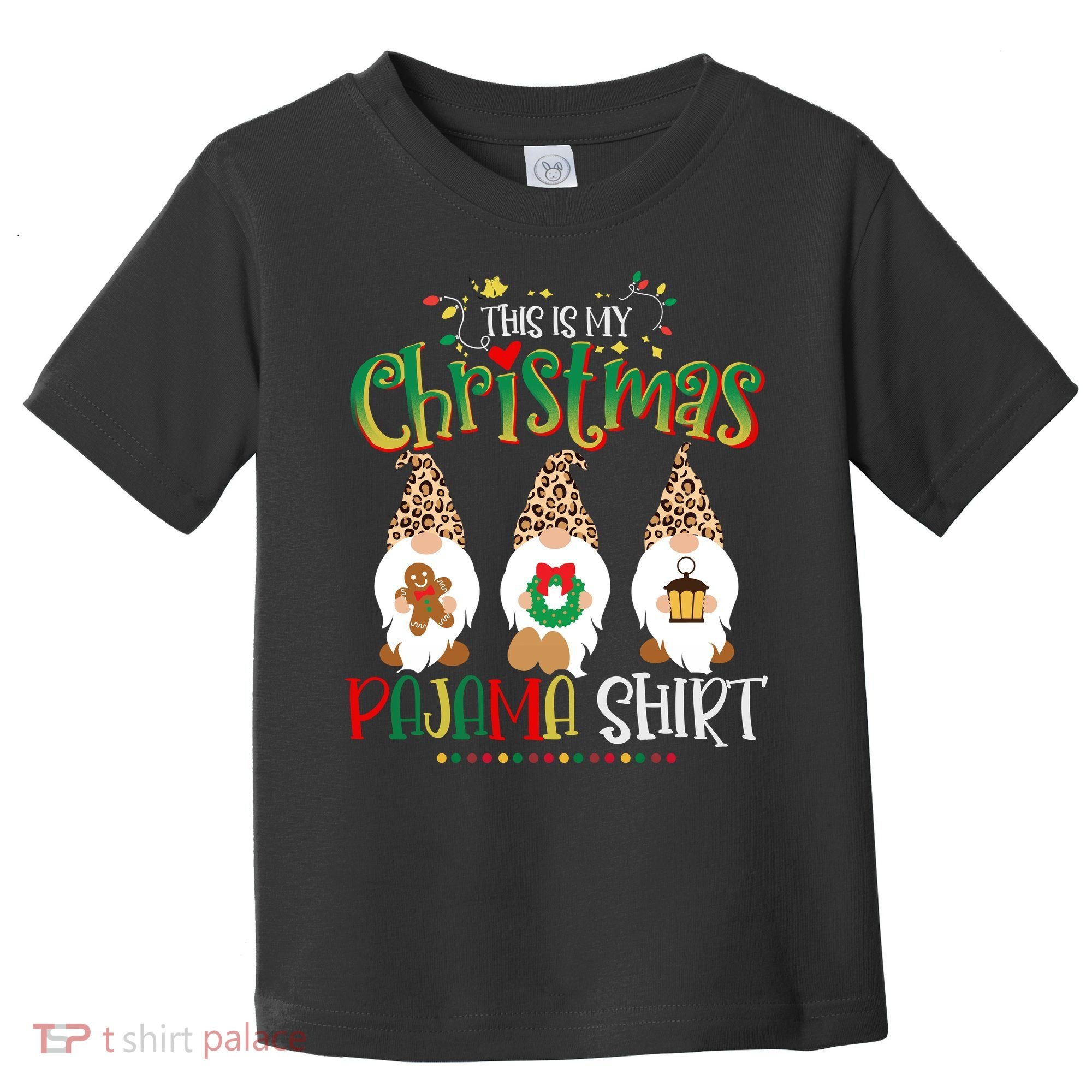 This is my christmas pajama Shirt Gnome Christmas Red Plaid Toddler T-Shirt