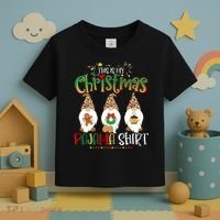 This is my christmas pajama Shirt Gnome Christmas Red Plaid Toddler T-Shirt thumb 3