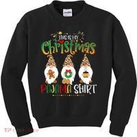 This is my christmas pajama Shirt Gnome Christmas Red Plaid Kids Sweatshirt thumb 0