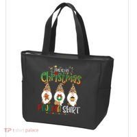 This is my christmas pajama Shirt Gnome Christmas Red Plaid Tote Bag thumb 3