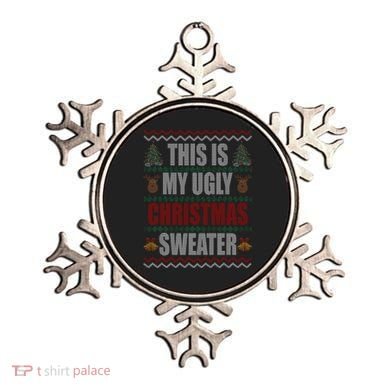 This Is My Ugly Christmas Sweater Design Ornament