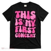 This Is My First Concert Music Event Retro Groovy Girl T-Shirt thumb 0