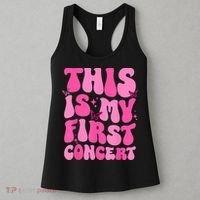 This Is My First Concert Music Event Retro Groovy Girl Women's Tank Top thumb 3