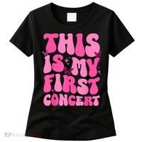 This Is My First Concert Music Event Retro Groovy Girl Women's T-Shirt thumb 0