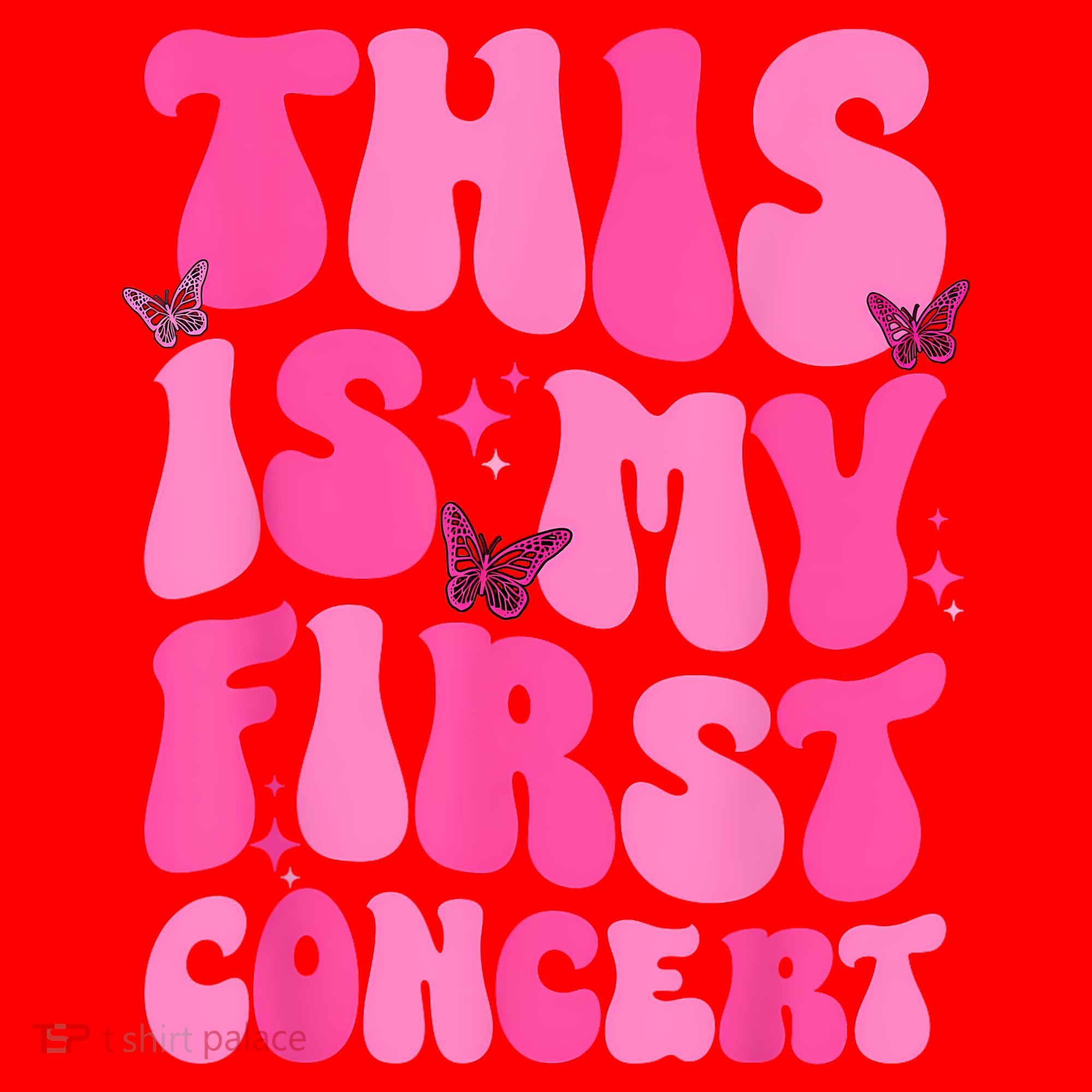 This Is My First Concert Music Event Retro Groovy Girl Santa Hat