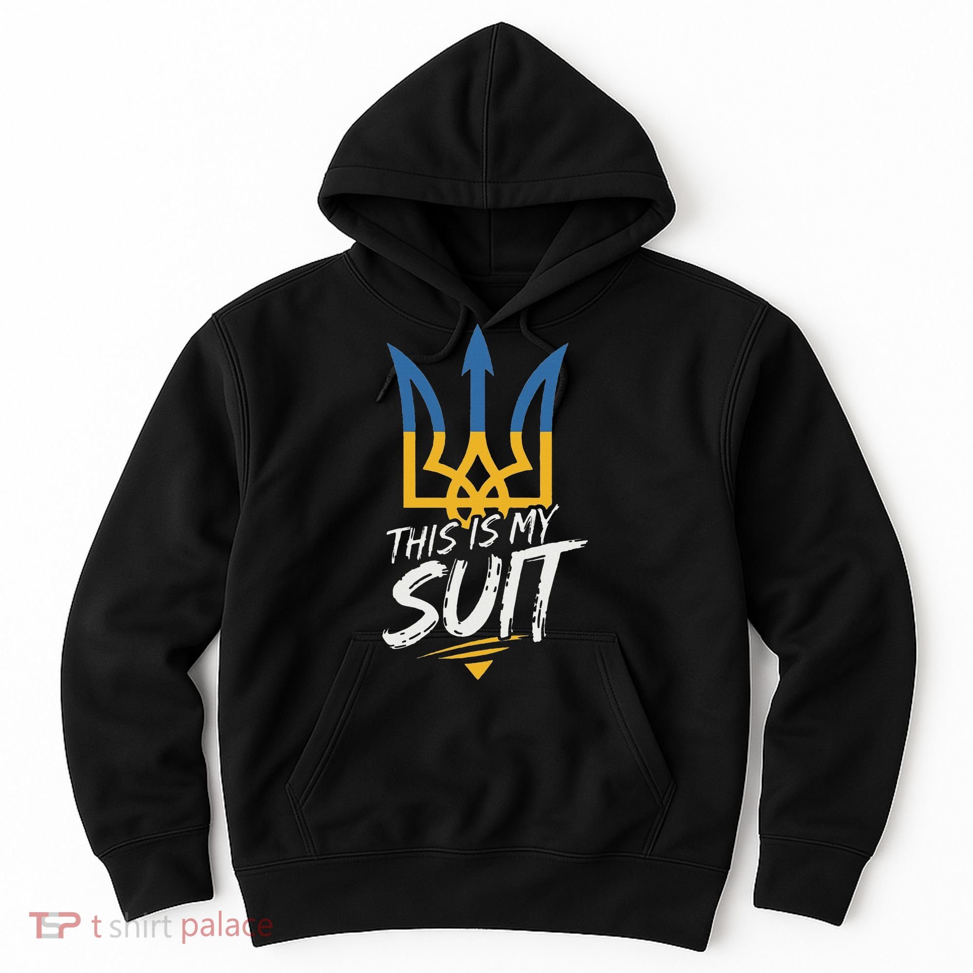 This Is My Suit IM Not Playing Cards Tramp Zelensky Ukraine Hoodie