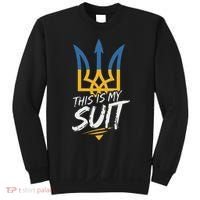 This Is My Suit IM Not Playing Cards Tramp Zelensky Ukraine Sweatshirt thumb 0