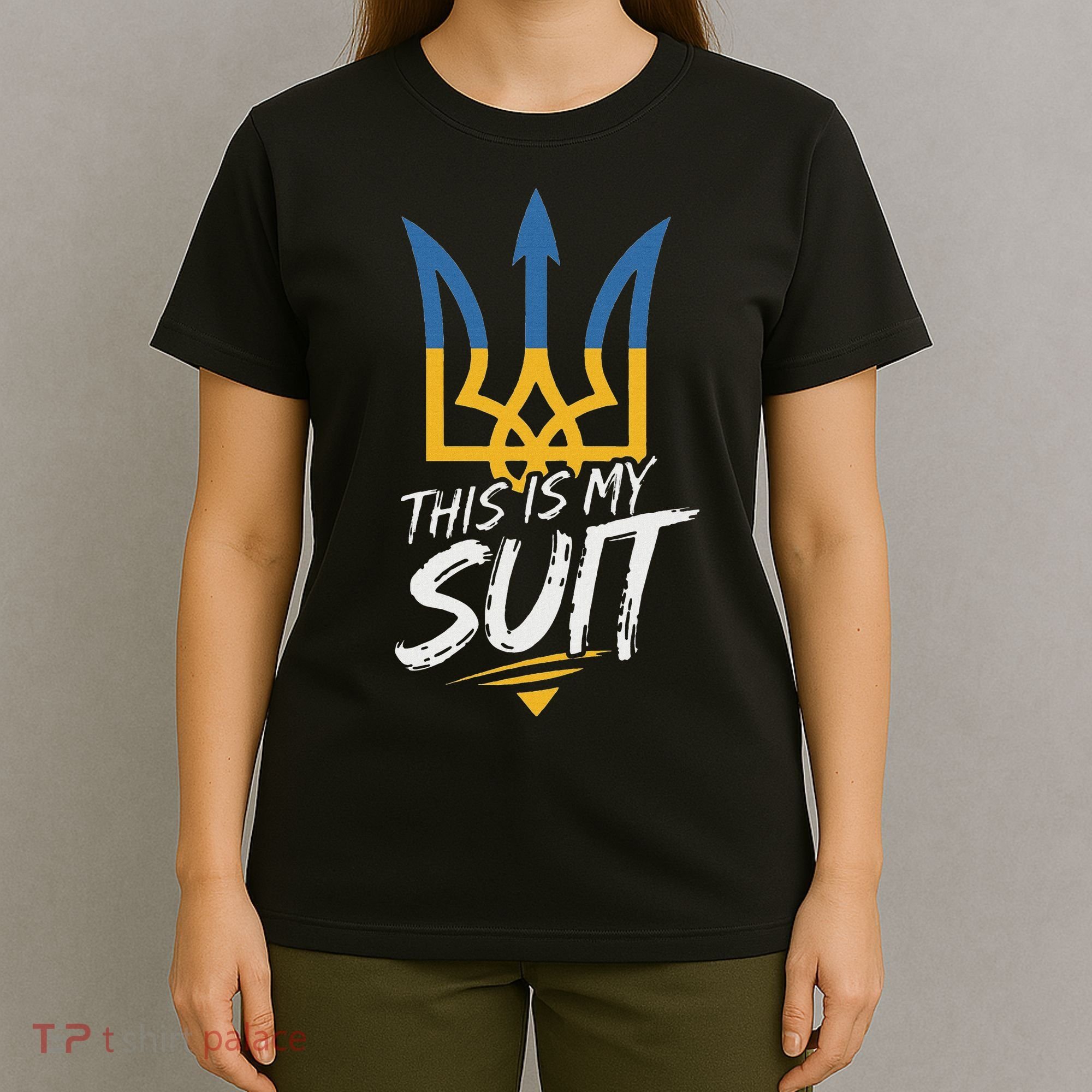 This Is My Suit IM Not Playing Cards Tramp Zelensky Ukraine T-Shirt