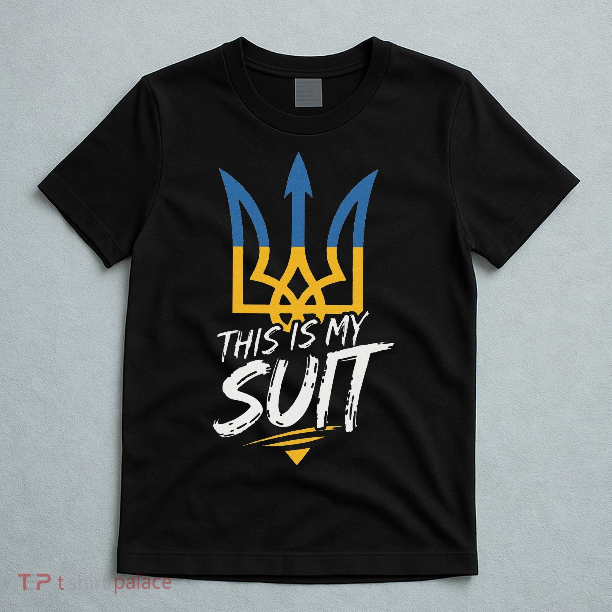This Is My Suit IM Not Playing Cards Tramp Zelensky Ukraine T-Shirt