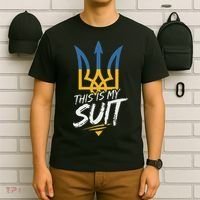 This Is My Suit IM Not Playing Cards Tramp Zelensky Ukraine T-Shirt thumb 6