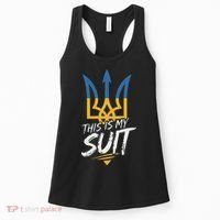 This Is My Suit IM Not Playing Cards Tramp Zelensky Ukraine Women's Tank Top thumb 0