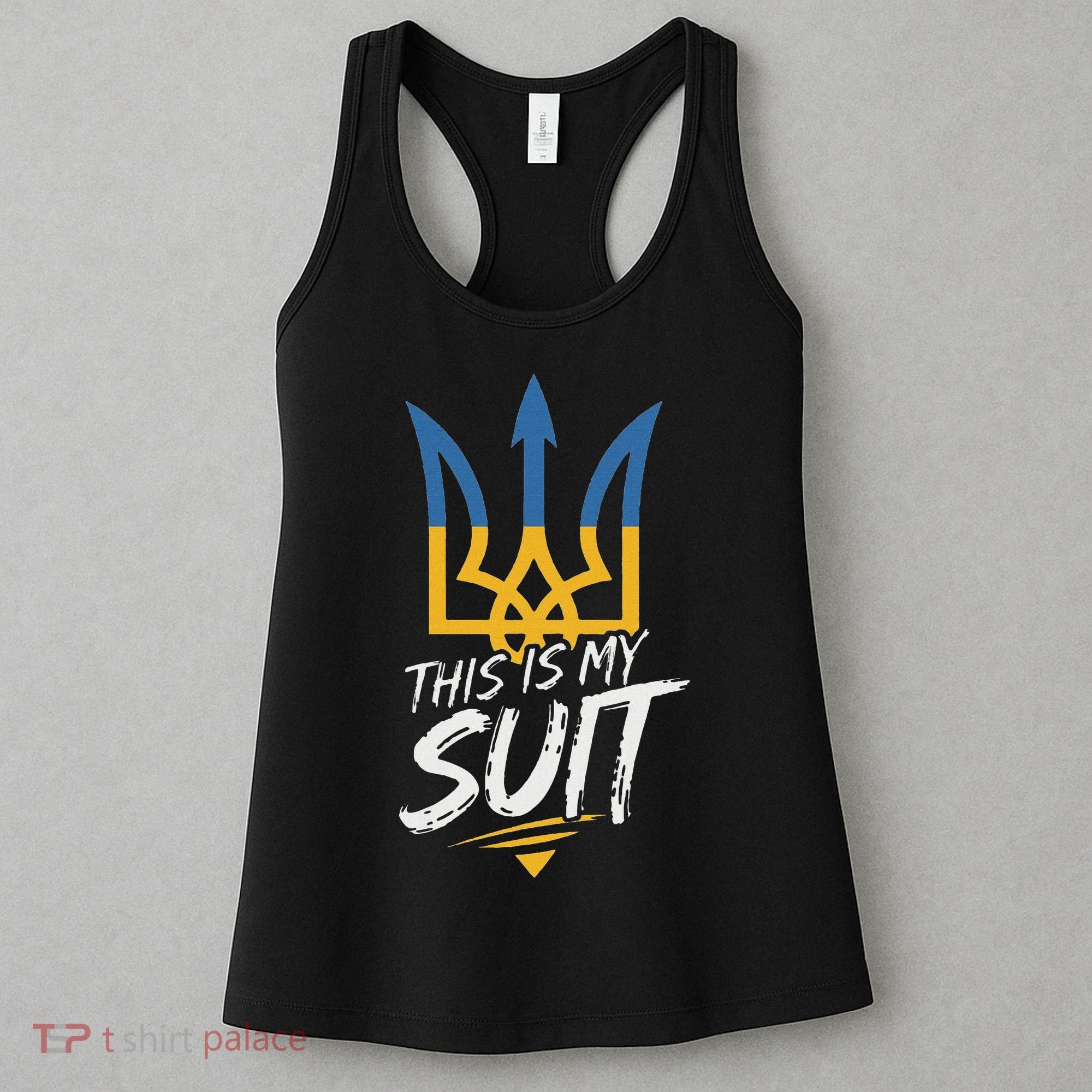 This Is My Suit IM Not Playing Cards Tramp Zelensky Ukraine Women's Tank Top