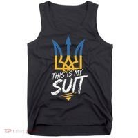 This Is My Suit IM Not Playing Cards Tramp Zelensky Ukraine Tank Top thumb 0