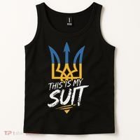 This Is My Suit IM Not Playing Cards Tramp Zelensky Ukraine Tank Top thumb 2