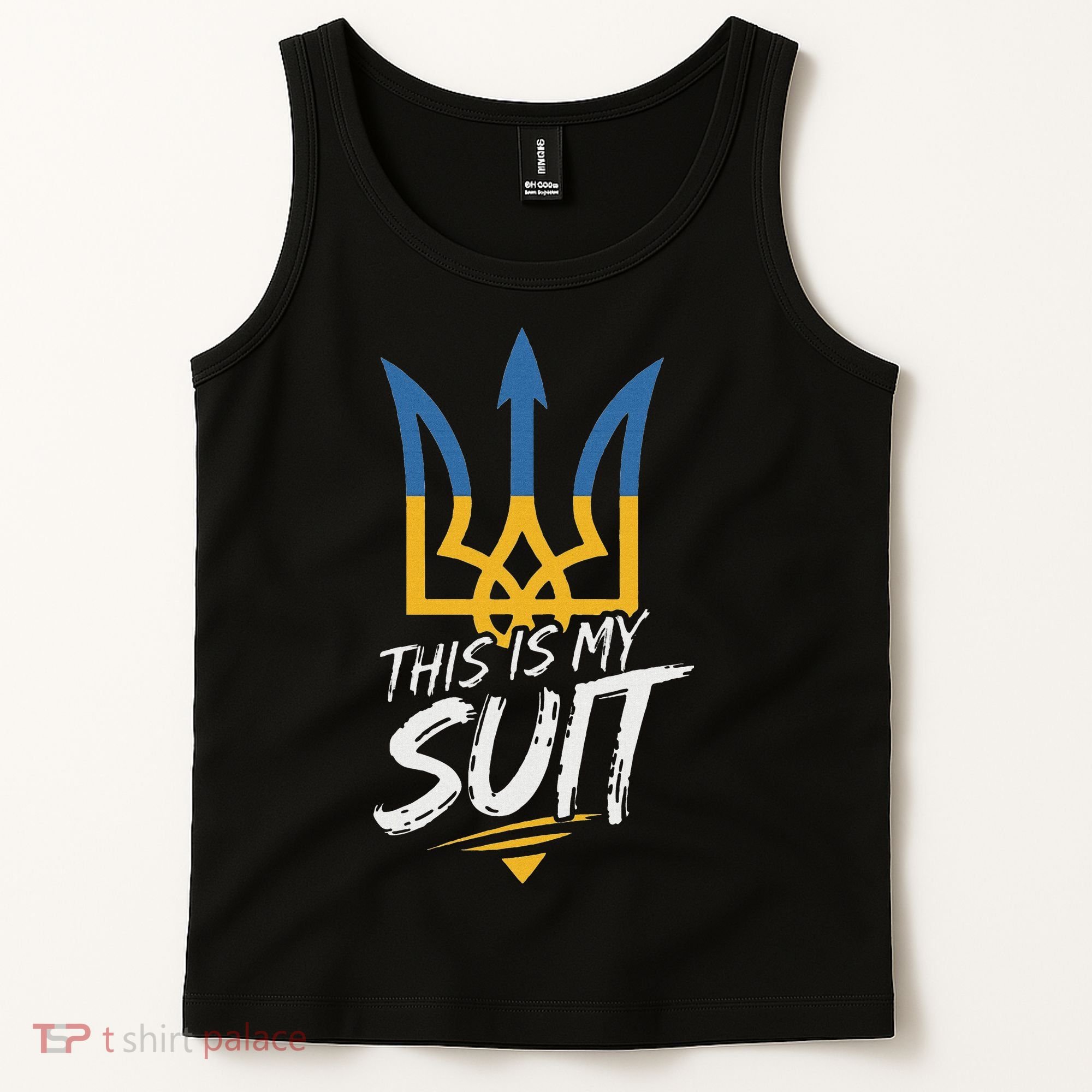 This Is My Suit IM Not Playing Cards Tramp Zelensky Ukraine Tank Top