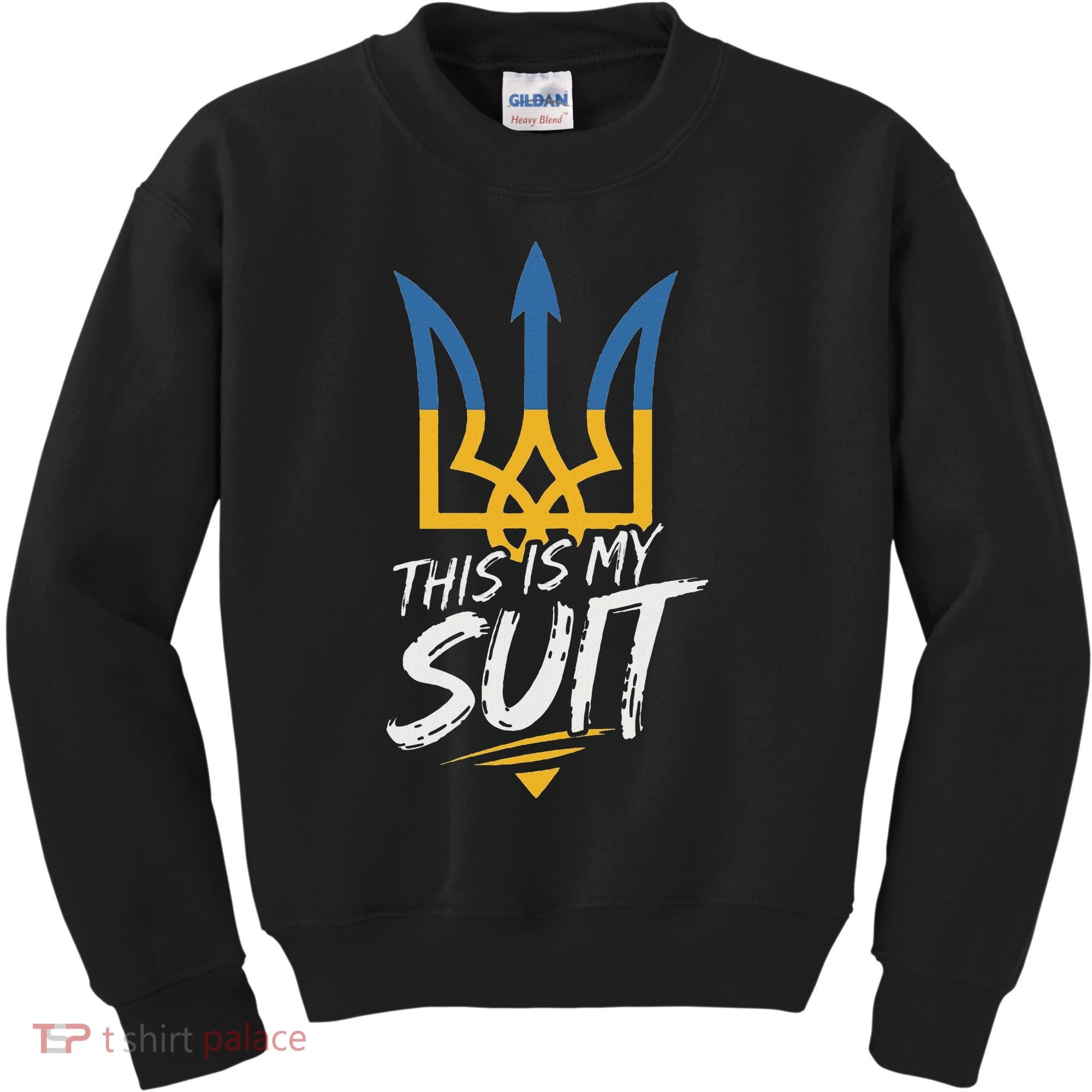 This Is My Suit IM Not Playing Cards Tramp Zelensky Ukraine Kids Sweatshirt