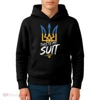 This Is My Suit IM Not Playing Cards Tramp Zelensky Ukraine Kids Hoodie thumb 4