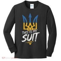 This Is My Suit IM Not Playing Cards Tramp Zelensky Ukraine Kids Long Sleeve Shirt thumb 0