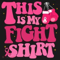 This Is My Fight Breast Cancer Ribbon Support Long Sleeve Shirt thumb 2
