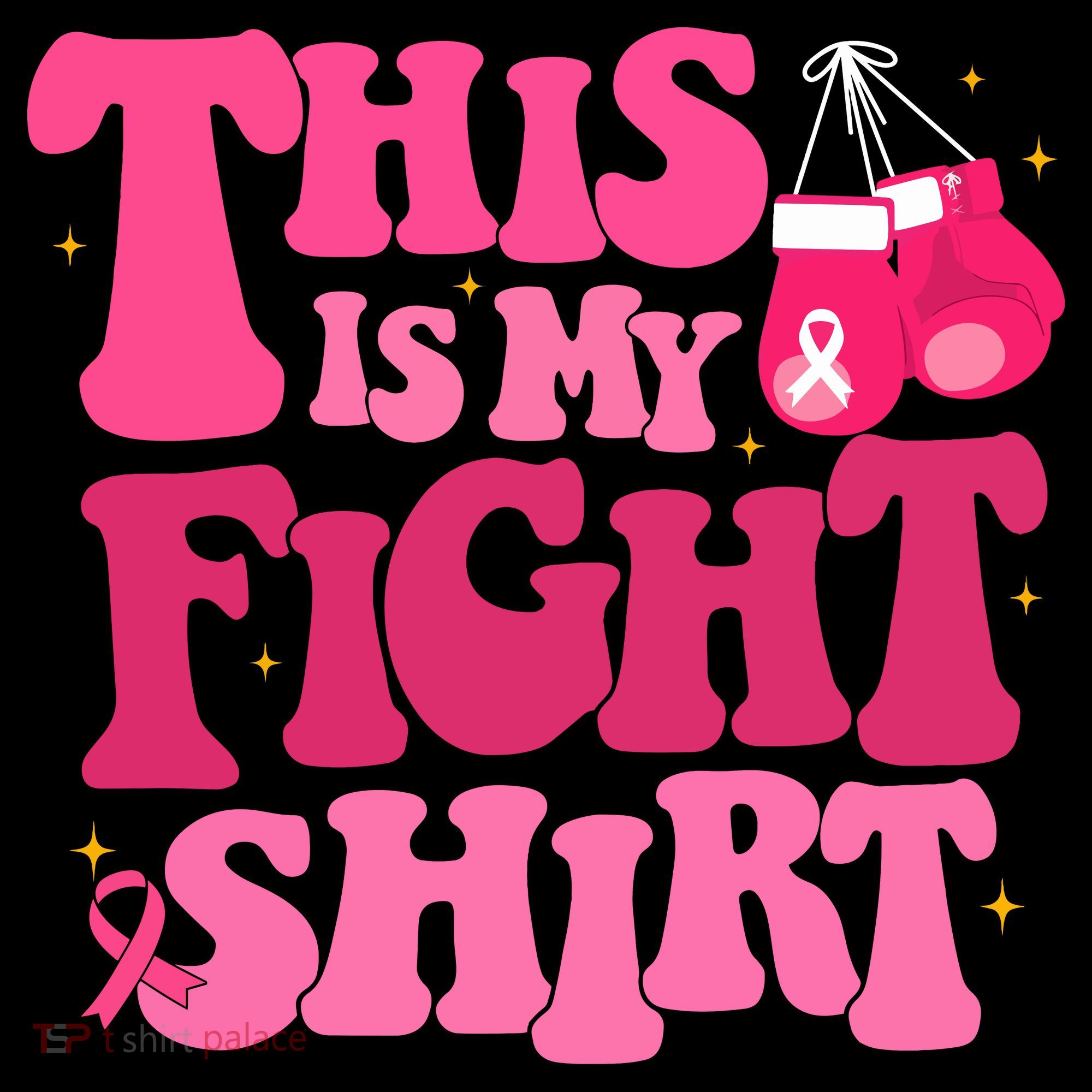 This Is My Fight Breast Cancer Ribbon Support Long Sleeve Shirt