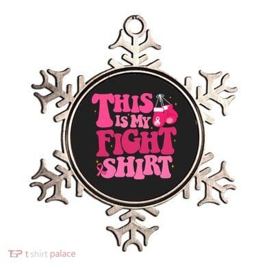 This Is My Fight Breast Cancer Ribbon Support Ornament