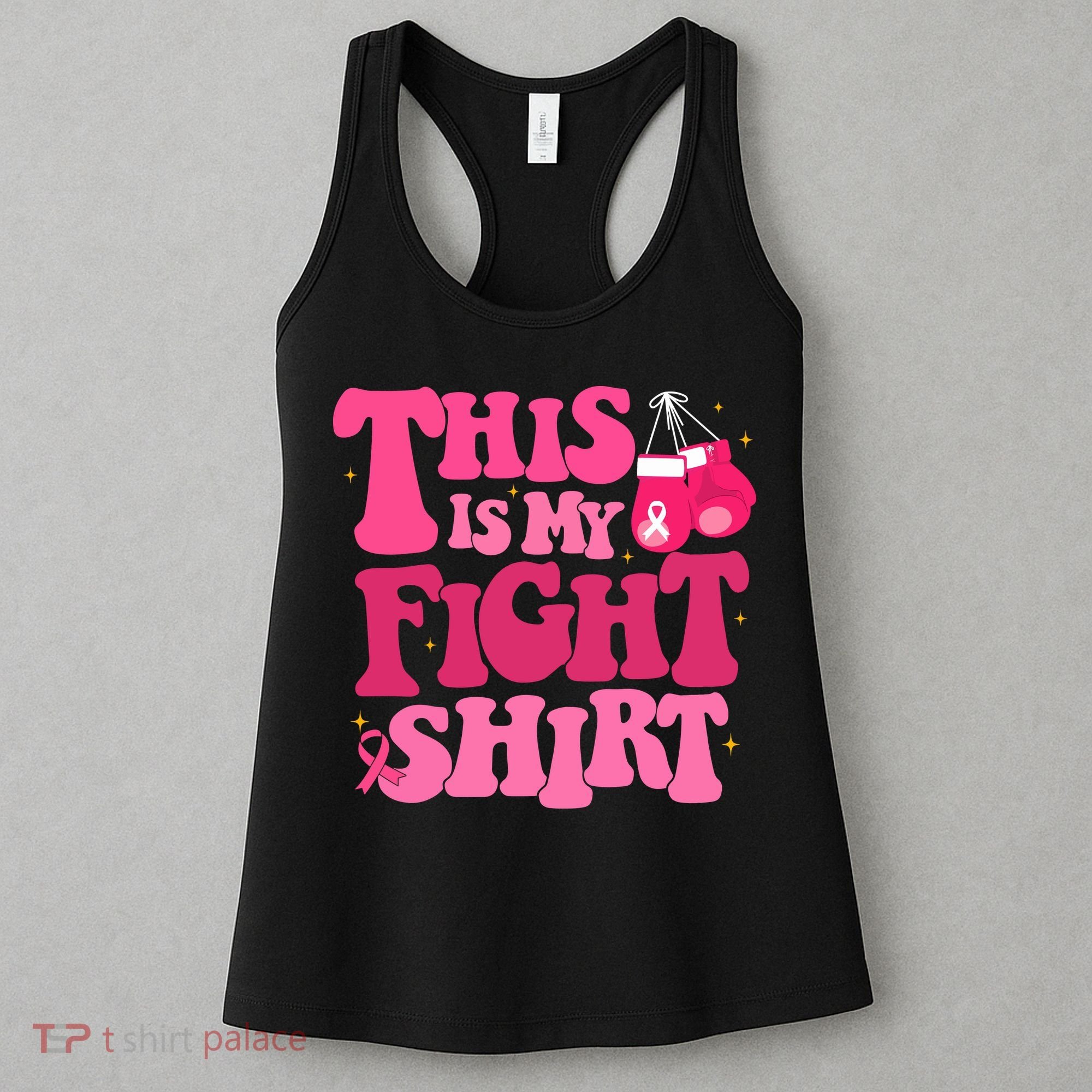 This Is My Fight Breast Cancer Ribbon Support Women's Tank Top
