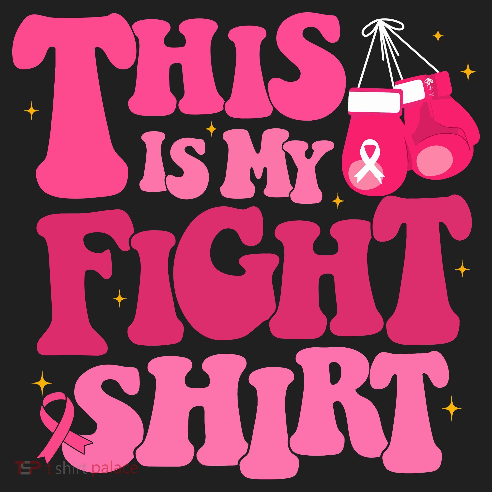 This Is My Fight Breast Cancer Ribbon Support Hat