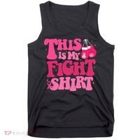 This Is My Fight Breast Cancer Ribbon Support Tank Top thumb 0