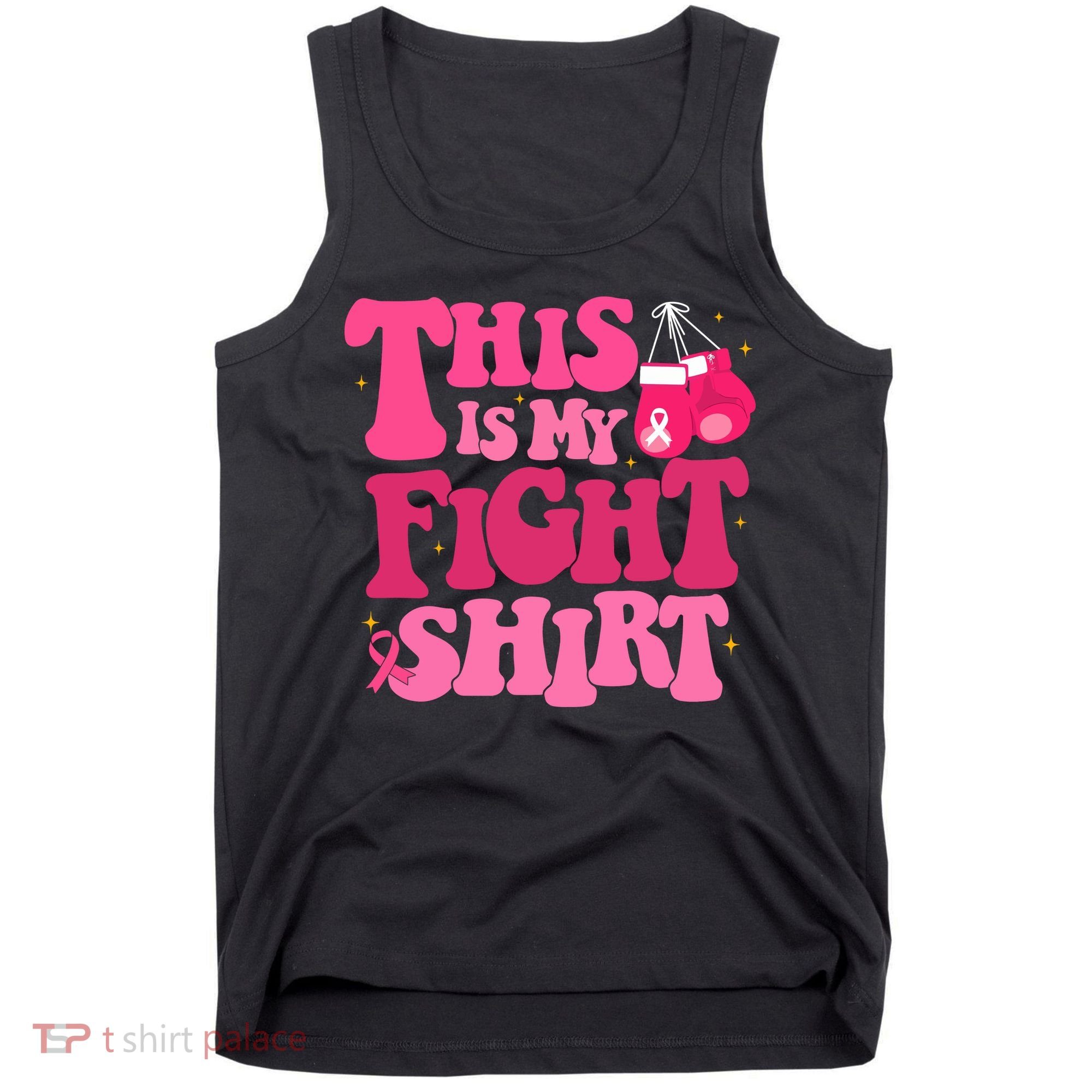 This Is My Fight Breast Cancer Ribbon Support Tank Top