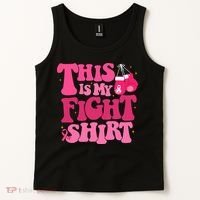 This Is My Fight Breast Cancer Ribbon Support Tank Top thumb 2