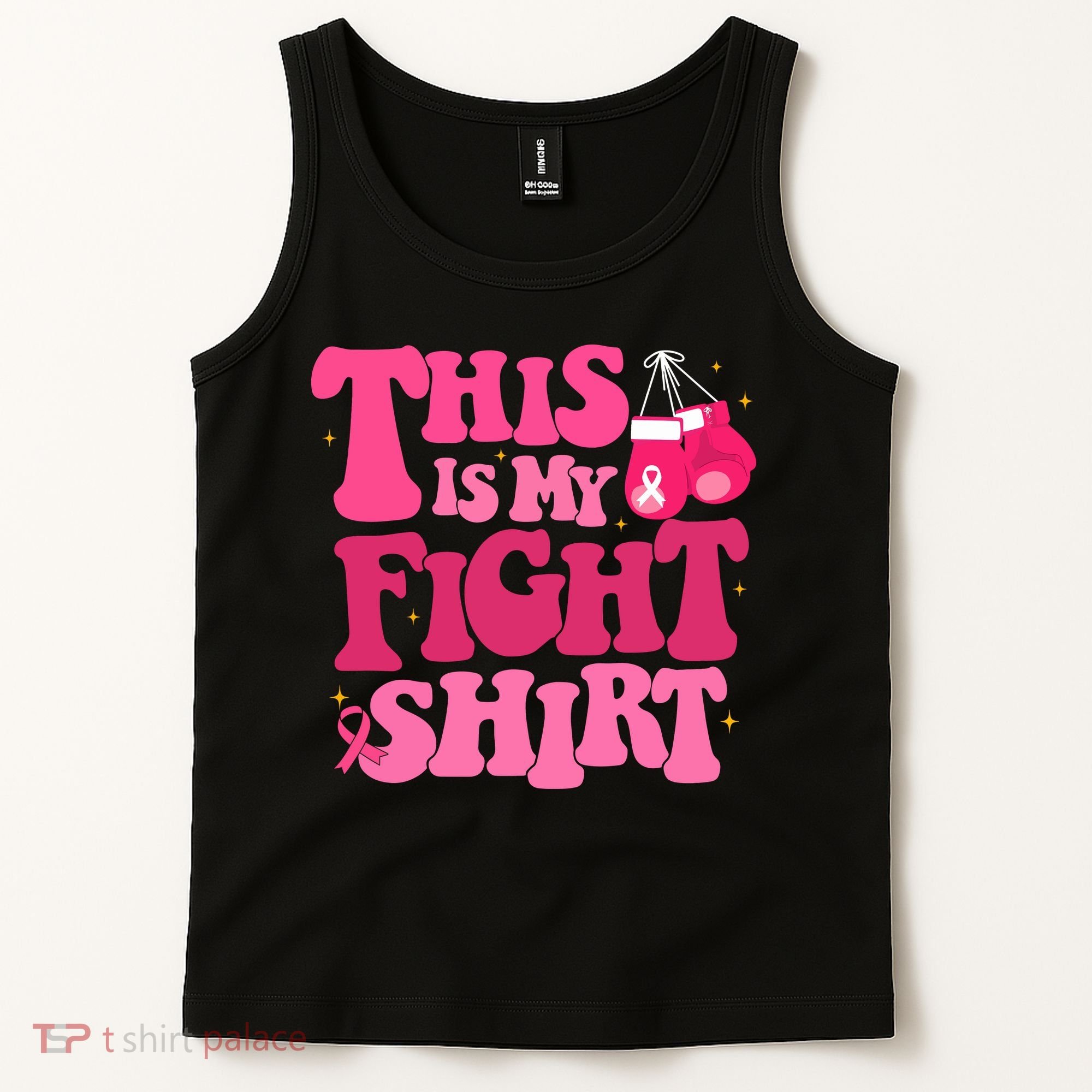 This Is My Fight Breast Cancer Ribbon Support Tank Top