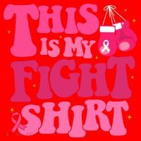 This Is My Fight Breast Cancer Ribbon Support Santa Hat thumb 1