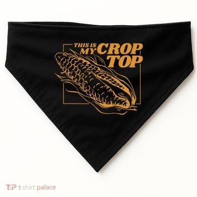 This Is My Crop Top Corn USA-Made Doggie Bandana