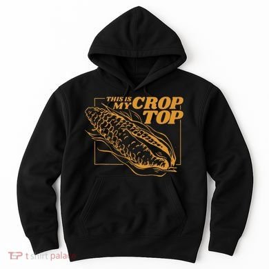 This Is My Crop Top Corn Hoodie