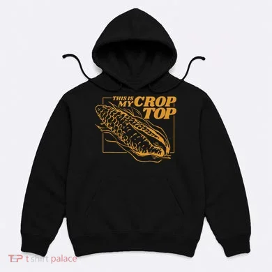 This Is My Crop Top Corn Hoodie