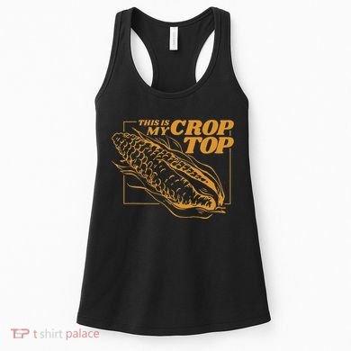 This Is My Crop Top Corn Women's Tank Top