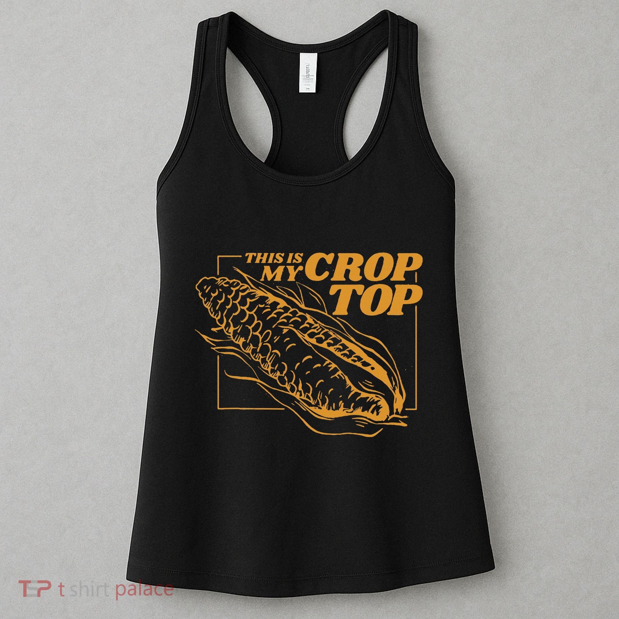 This Is My Crop Top Corn Women's Tank Top