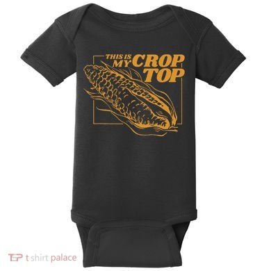 This Is My Crop Top Corn Baby Bodysuit