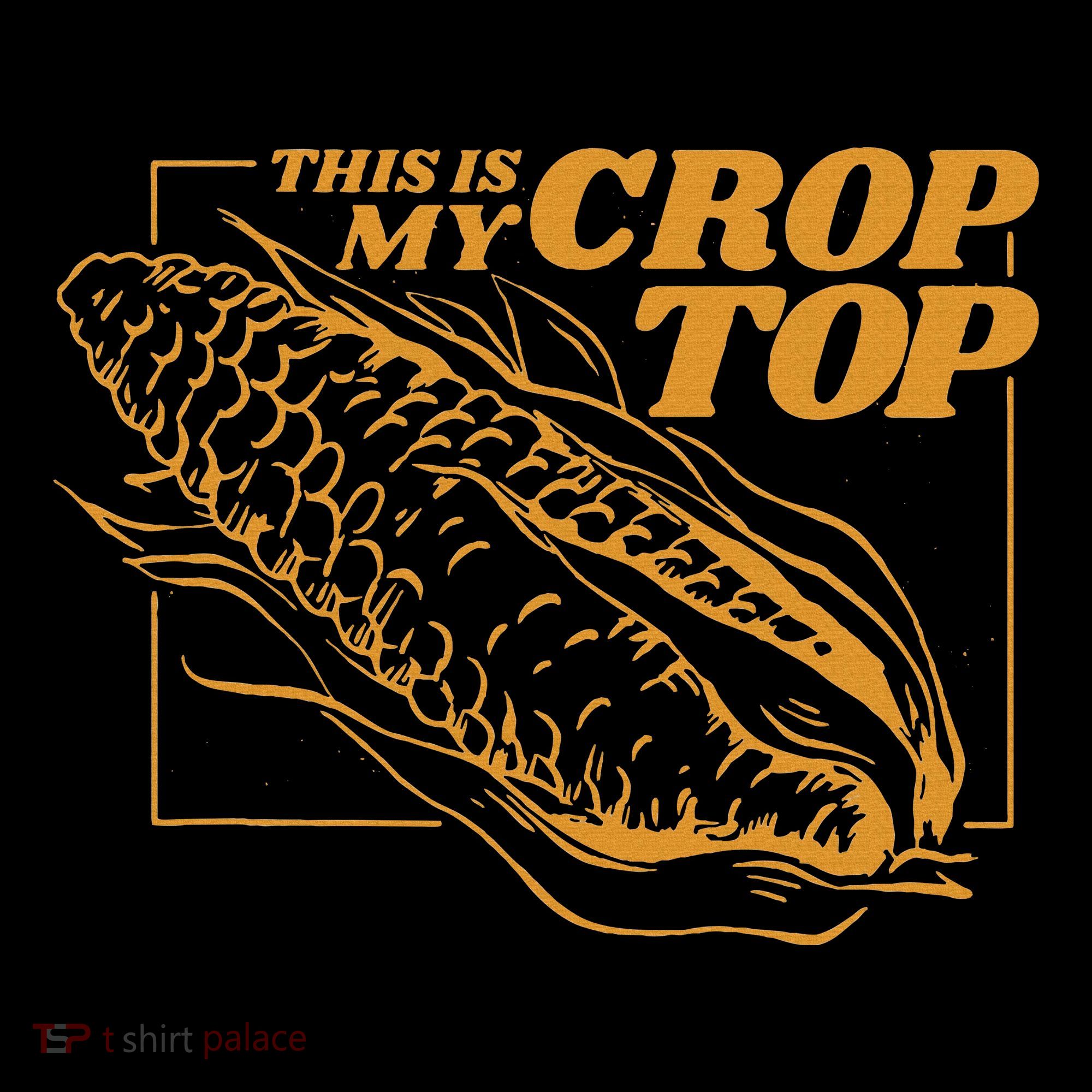This Is My Crop Top Corn Visor