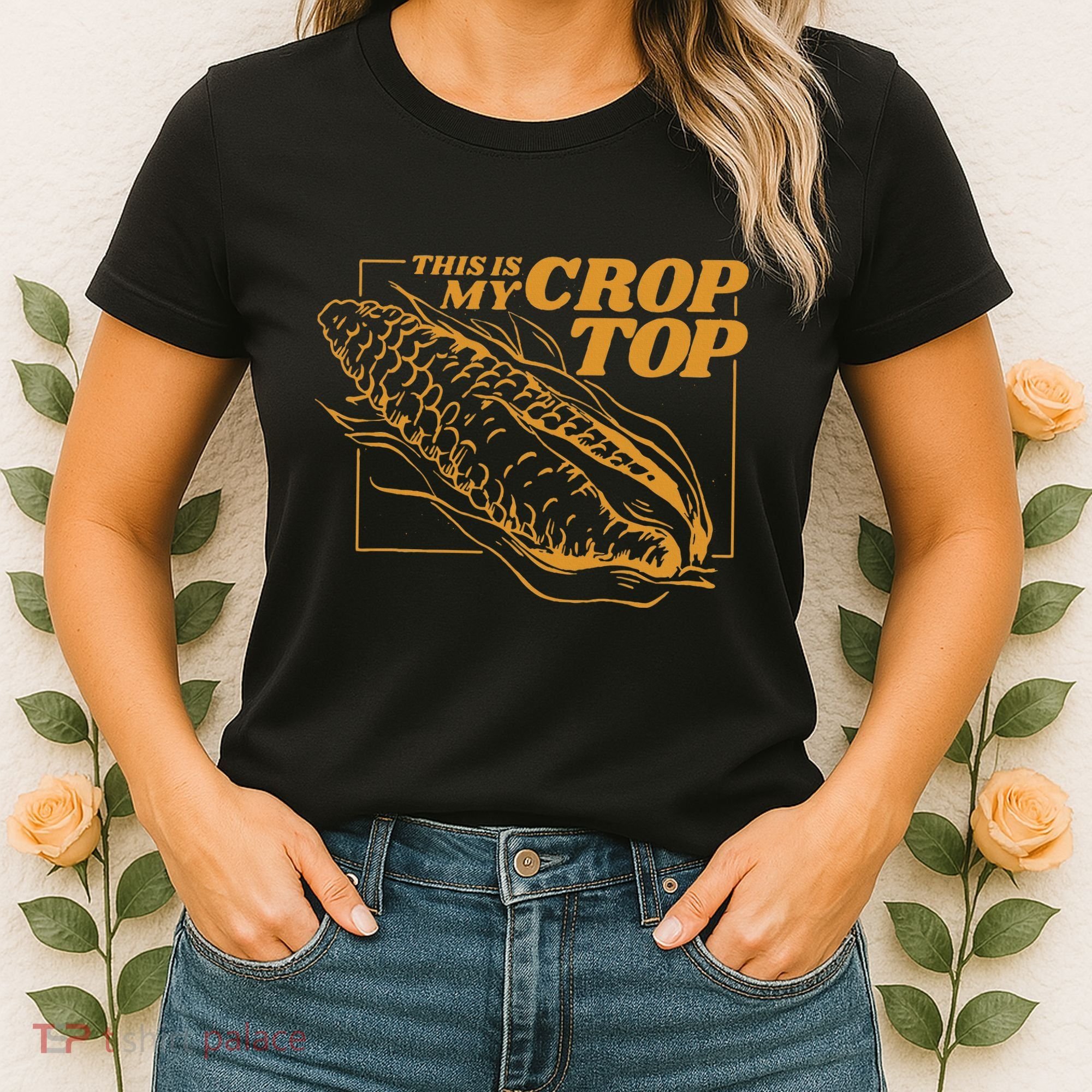 This Is My Crop Top Corn Women's T-Shirt