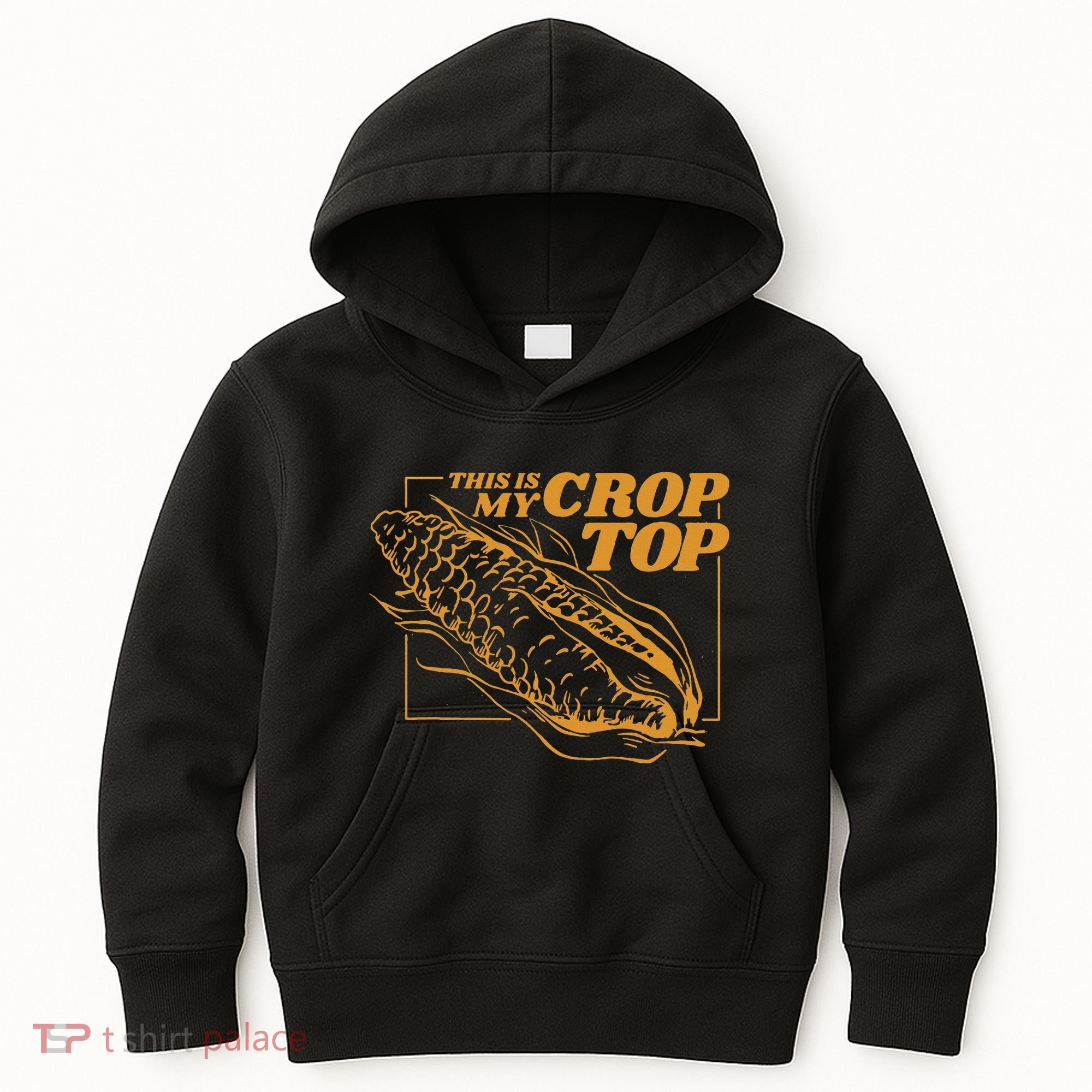 This Is My Crop Top Corn Kids Hoodie