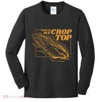 This Is My Crop Top Corn Kids Long Sleeve Shirt thumb 0