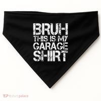 This Is My Garage Mechanic Dad Jokes Funny Fathers Day USA-Made Doggie Bandana thumb 0